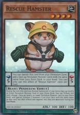 YuGiOh Rescue Hamster (V.2) NECH-ENSP07 Super Rare Englisch Good unl.