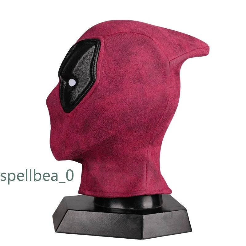 Deadpool 3 Red Men's Mask Wade Wilson Cos Prop Mask W/ Face Shell Christmas Gift - Image 4 of 4