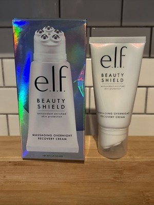 2 e.l.f. Beauty Shield Massaging Overnight Recovery Cream 2.29 oz