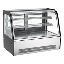 Uimoso 36" Commercial Refrigerated Display Cooler Case 5 cu ft/145L Two Shelves