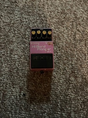 BOSS Hi Band Flanger HF-2 Boss Flanger Decent Condition No Power Supply