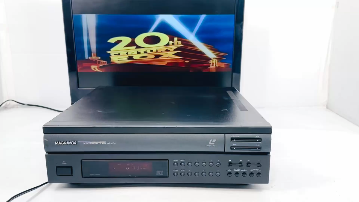 Magnavox Laserdisc Player WRV100, Cd- LD CD Player, Tested Video