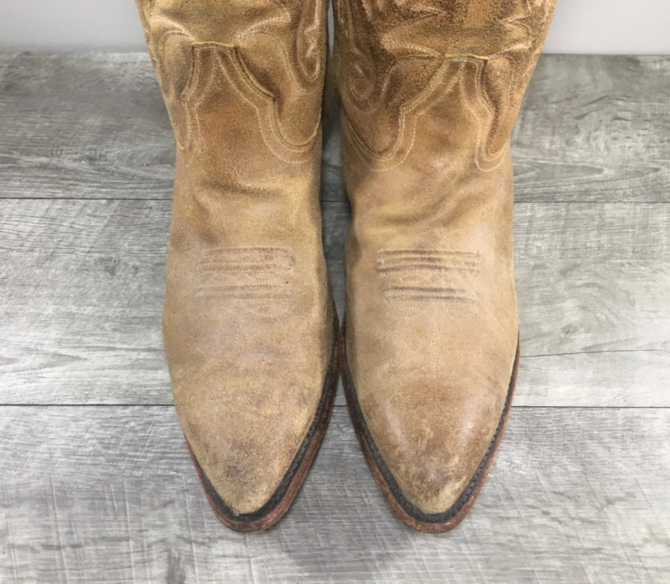 Botas de Campus Frye Vintage 87691 Vaquero Occidental Gamuza Cuero Ranchero Para Hombre Talla 11 Foto 4 de 4
