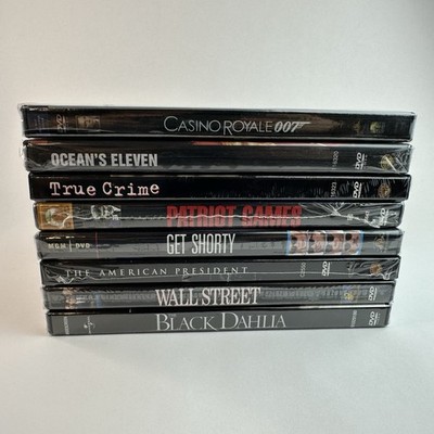NEW Sealed DVDs Lot of 8 Mixed DVD Lot Action Wall Street True Crime Get Shorty