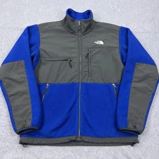 VTG North Face Denali Jacket Mens Medium Blue Polartec Full Zip Fleece 90s Y2K