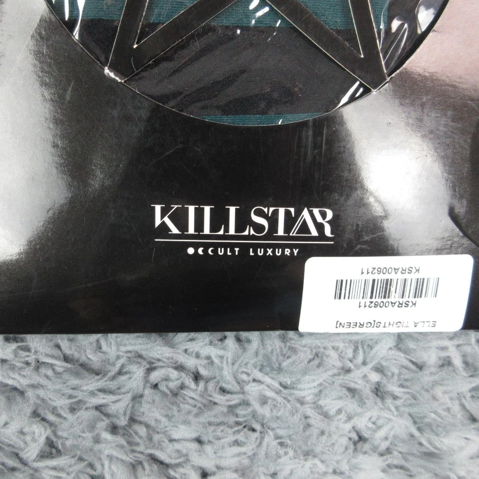 Leggings Killstar Mujer Talla Única Verde Ella Diseñador Prendas para las piernas góticas Nuevas con Etiquetas Foto 3 de 4