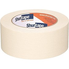 Shurtape General-Purpose Grade Crepe Paper Masking Tape CP-105 : 2 in. x 60 yds