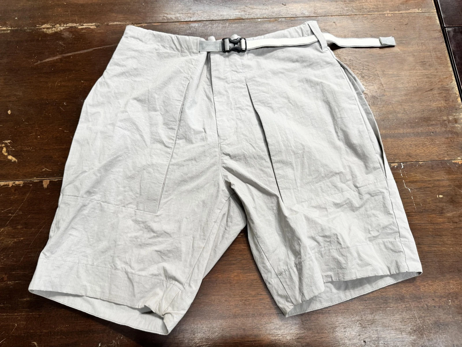 CCP Shorts Mens Medium Belted Cargo Gorpcore Lightweight Japan Hiking Outdoors