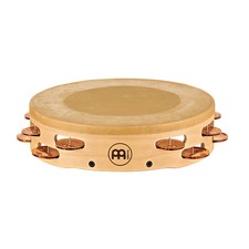 MEINL Artisan Edition Calf-Skin Tambourine Two Rows Cymbal Bronze Jingles