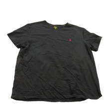 Polo Ralph Lauren Shirt Mens 2XL Short Sleeve V Neck Casual Black Outdoors