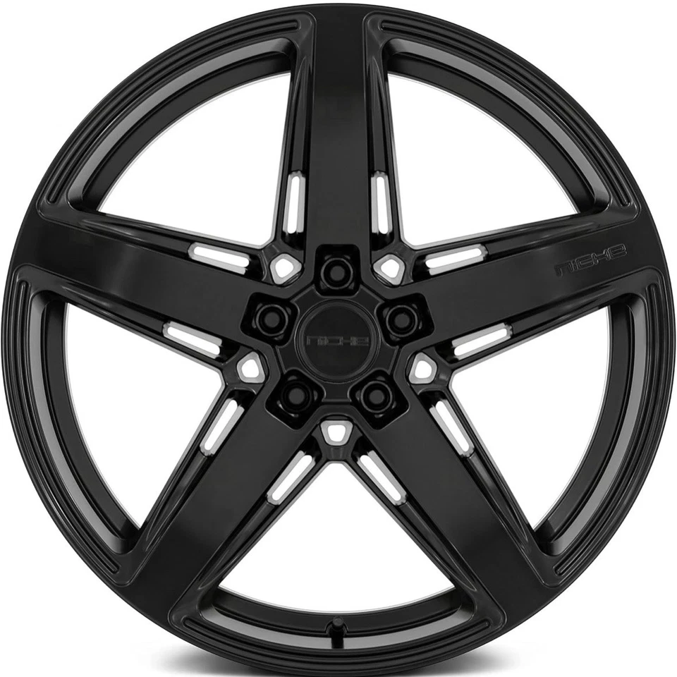 Llanta Niche M269 Teramo 20x11 5x4,5" +45 mm negra mate 20" pulgadas Foto 2 de 4