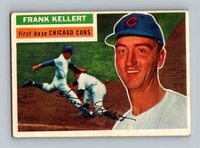 1956 Topps #291 Frank Kellert Rookie GD-VG (wrinkle) Vintage Baseball Card. rookie card picture