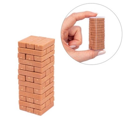 Geschicklichkeitsspiel World's Smallest Jenga 5cm