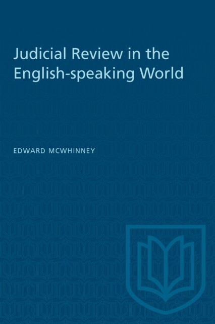 Judicial Review in the Englishspeaking World by Edward McWhinney PAPERBACK