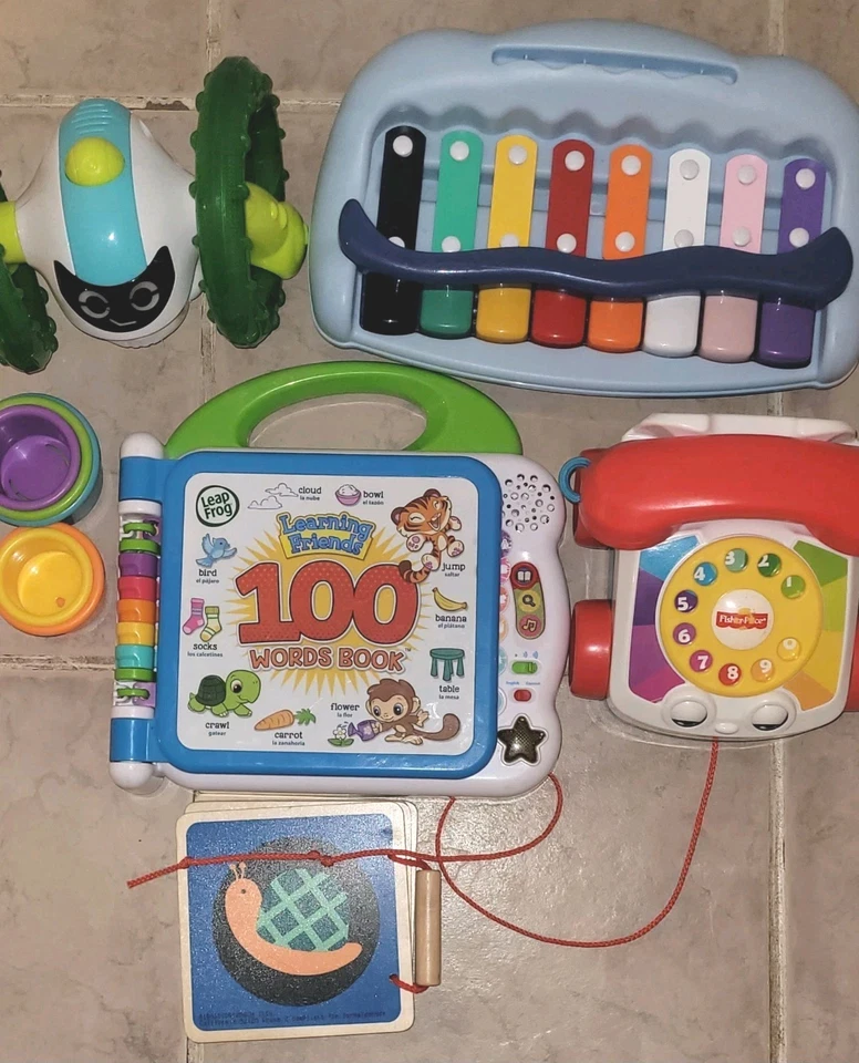 Lote de juguetes interactivos educativos preescolares para niños pequeños FP Leap Frog PROBADOS Foto 2 de 4