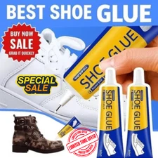 Shoe-Fix Glue: Pro Grade Shoe Repair Glue Adhesive for Boots, Heels, Soles, More