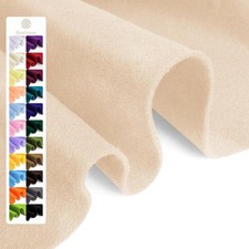 Nude Color Soft Felt Fabric Sheet 18" x 36" 1.6mm Thick Craft Material