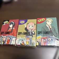 SPY  FAMILY x UNO Flip  McDonalds Promo 3-type set