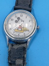 Vintage Disney Mickey Mouse Lorus Quartz Watch   Japan Movement New Battery