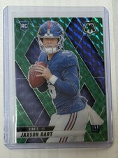 2025 Panini Mosaic Football Jaxson Dart RC #362 Green Mosaic Parallel NY Giants 