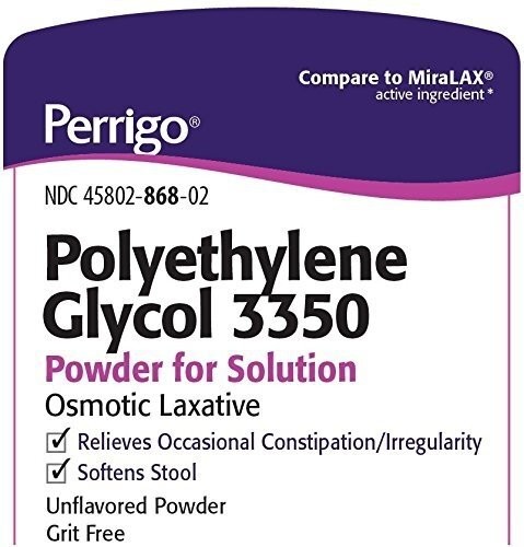 Perrigo Polyethylene Glycol 3350 Powder 119 GM for sale online
