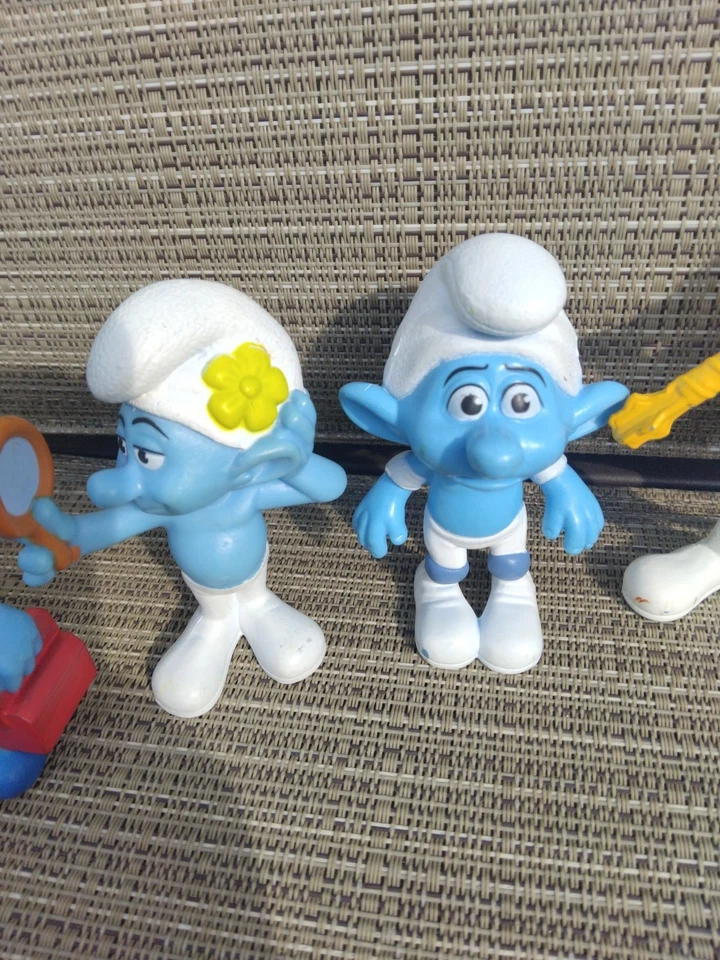 SET 7 McDonalds Pitufos Happy Meal 2013 Disney #1 #23 #K63 #C3 #28 #24 #K63 Foto 4 de 4