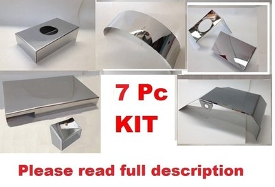 C6 Corvette 2005-2007 LS2 Engine Dress Covers 7 Pc Premium Kit Polish Stainless