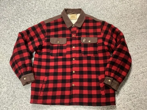 Avery Heritage Collection Mens Workmen SHACKET Red-Black Buffalo Plaid XL - product listing photo