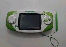 LEAPFROG LEAPSTER GS Green Game Console & Camera Tested & Working