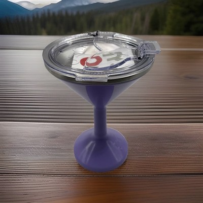 New TINI ORCA 13oz Stainless Steel Insulated Martini Tumbler W/Lid Lilac purple