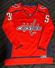 NHL Washington Capitals Darcy Kuemper Fanatics Hockey Jersey Women’s Size Large