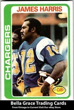 1978 Topps #17 James Harris San Diego Chargers NFL Football