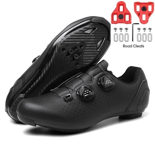 Men Sports Dirt Road Bike Shoes MTB Cleats Flat Speed Cycling Sneakers Bicycle - Picture 5 of 35