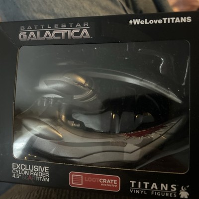 Neu Titans Battlestar Galactica Cylon Raider 4,5'' ScarTitan Beutekiste Vinyl
