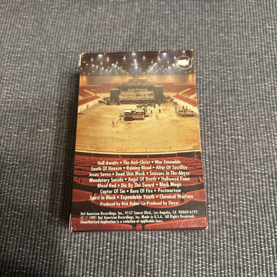 Slayer: Decade of Aggression Live - Double Cassette Tape Set w/ Box & Booklet - Image 2 of 4