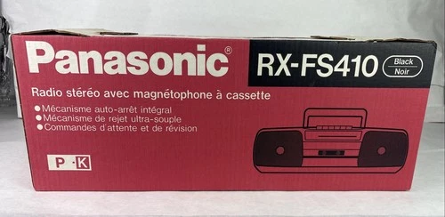 Panasonic RX-FS410 Vtg 1980’s Stereo,Radio,Cassette Player Boombox
