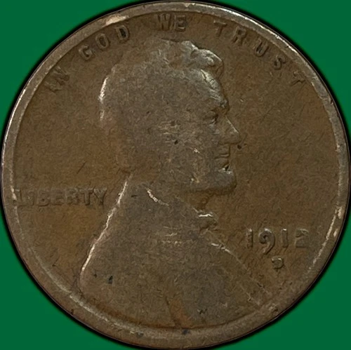1912-D Lincoln Wheat Cent Good G Coin #37466