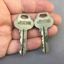 KEY Corbin Russwin Brass Door Padlock Cabinet L4 KA1 Lot 2 not pair 