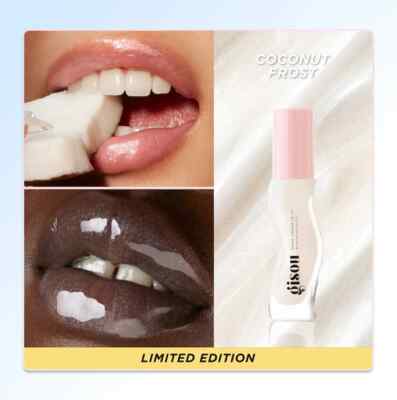【新品・未使用】gisou ハニーインフューズドリップオイル ココナッツフロスト Gisou Honey Infused Hydrating Lip Oil 0.27 oz / 8 ml Coconut