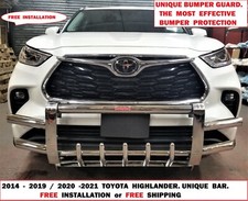 For 2014-2019 Toyota Highlnder. Stainless Steel Bumper Guard Protectorbull Bar For 2014-2019 Toyota Highlnder. Stainless Steel Bumper Guard Protectorbull Bar