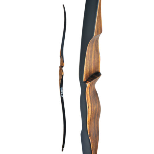 52" Archery Longbow Wooden Recurve Bow Horsebow Traditional One Piece 10-30lbs