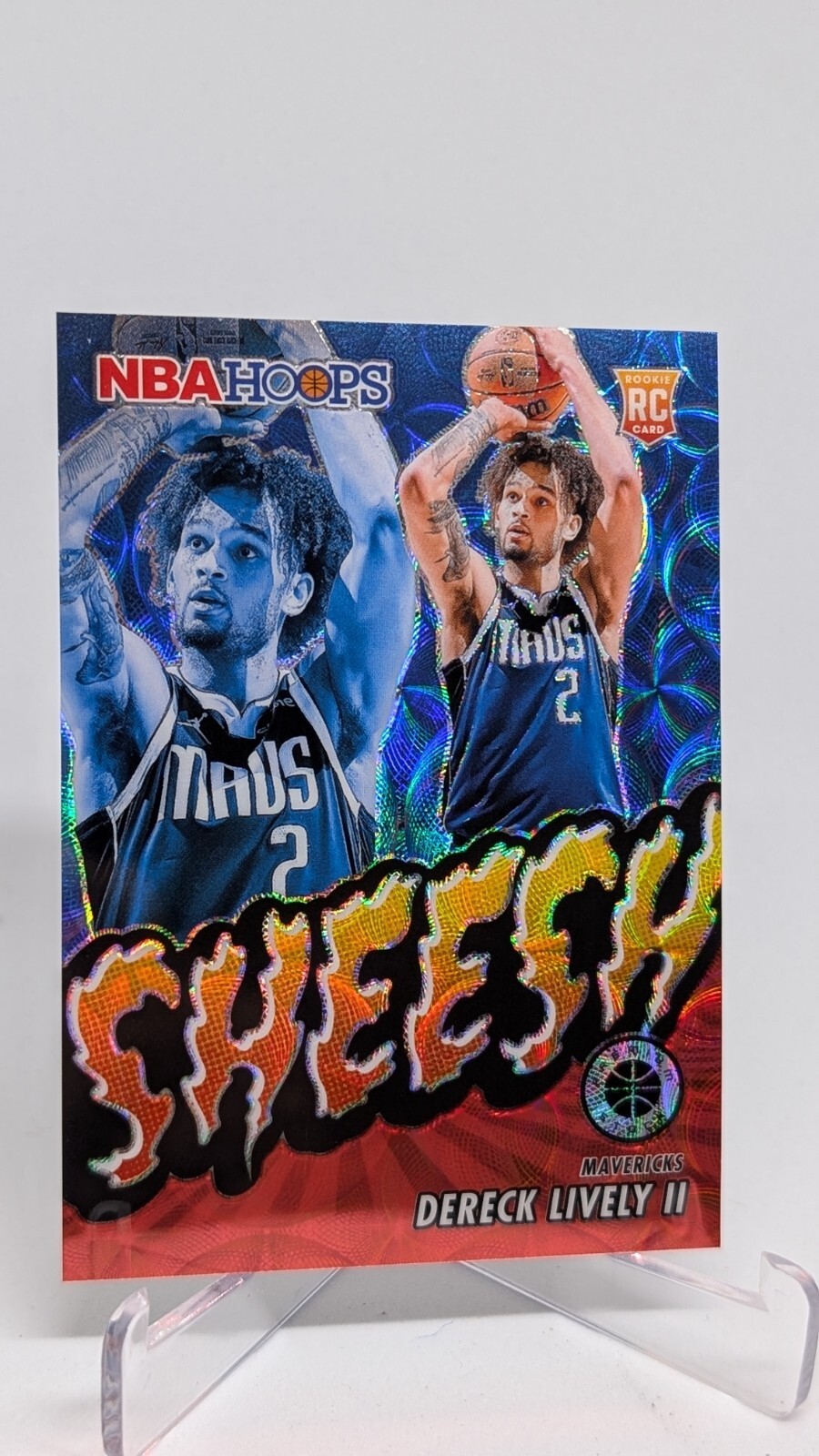 2023-24 Panini Hoops Premium Stock Dereck Lively II Sheesh RC RED /88