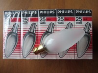 10 Hochwertige Philips Kerzen Bellalux Matt E14 25W GlüHbirne B35 Made In Italy