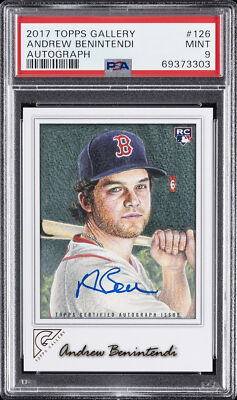 2017 Topps Gallery - Andrew Benintendi #126 Autographs (AU, RC