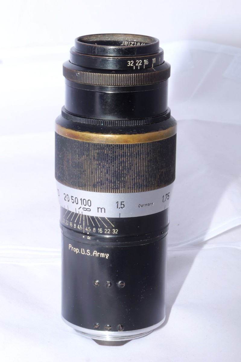 Leica 13.5cm (135mm) f/4.5 Hektor M39 LTM Tele Lens. Marked
