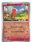 Charmander 4/165 Reverse Holo Rare TCG Pokemon NM 0119#136