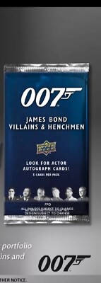 2021 Upper Deck James Bond Villains & Henchmen Trading Card Pack