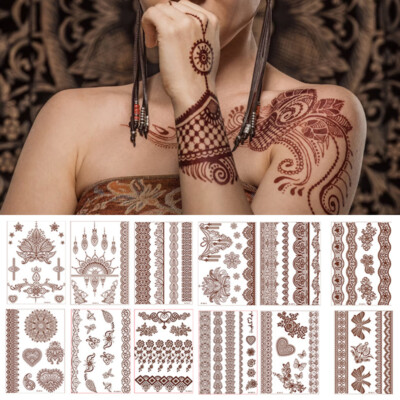 Wasserdichtes Rotes Tattoo Wasserdichtes Henna Tattoo Tattoo /S