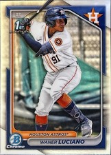 2024 Bowman Chrome Prospects #BCP-208 Waner Luciano 1st Rookie Houston Astros
