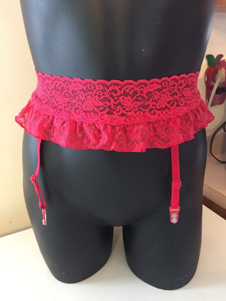 NWT Victorias Secret Garter Belt Red Lace Lingerie Sexy XS/S | eBay